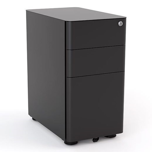 slimline metal mobile drawers