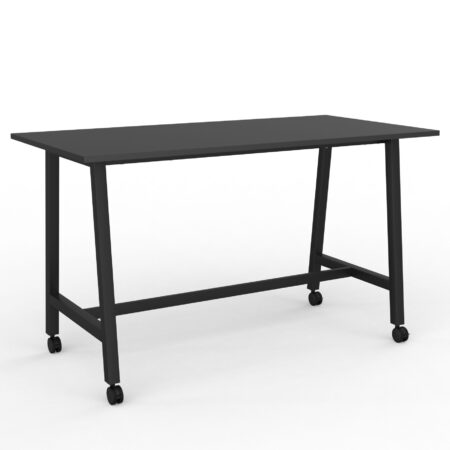 Black with castors