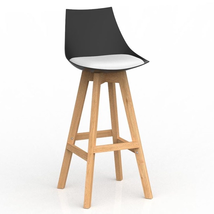 wooden bar stool