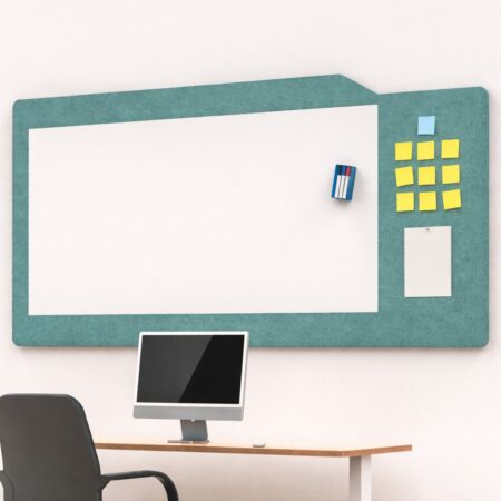 whiteboard pinboard combo